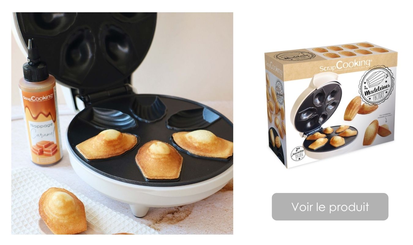 Madeleines maison machine - ScrapCooking